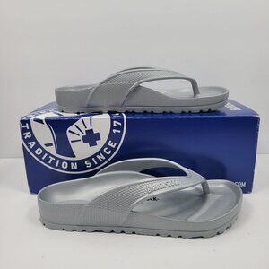 Birkenstock Honolulu EVA Women' Silver Sandals US Size 5 EU 36 NWB